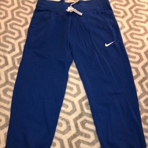 Blue Capri Nike Sweatpants